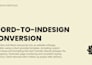 recreate PDF and word documents in adobe indesign
